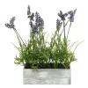 Lavender Arrangement In Gray Planter Box-Kirkland's Home Fashion