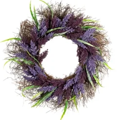 Lavender Leaf Spiral Wreath-Kirkland's Home Fashion