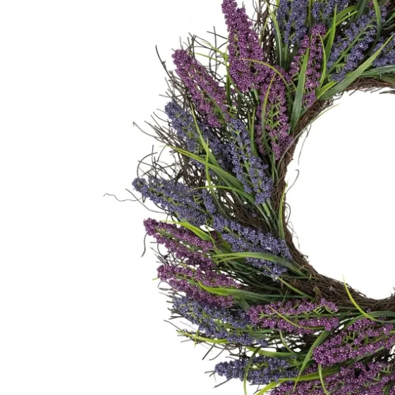 Lavender Leaf Spiral Wreath-Kirkland's Home Fashion