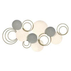 Layered Herringbone Plates Wall Plaque-Kirkland's Home Flash Sale
