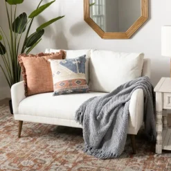 Layla Vanilla Speckle Loveseat-Kirkland's Home Cheap