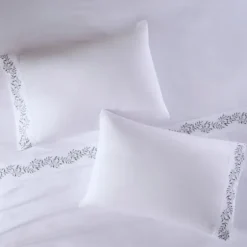 Leafy Vine Hem Microfiber 4-Pc. Full Sheet Set-Kirkland's Home Cheap