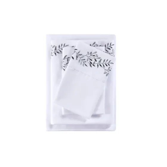 Leafy Vine Hem Microfiber 4-Pc. King Sheet Set-Kirkland's Home Best