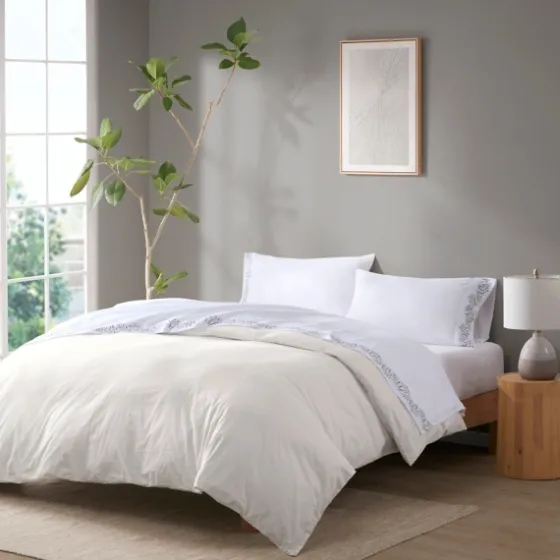 Leafy Vine Hem Microfiber 4-Pc. King Sheet Set-Kirkland's Home Best