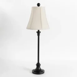Leah Black Candlestick Buffet Lamp-Kirkland's Home Shop