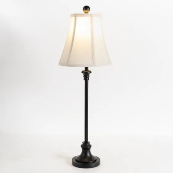 Leah Black Candlestick Buffet Lamp-Kirkland's Home Shop