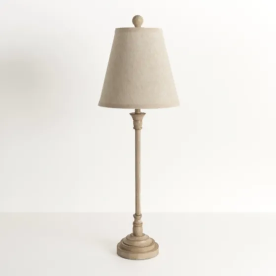 Leah Cream Candlestick Buffet Lamp-Kirkland's Home Shop