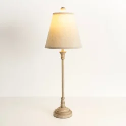 Leah Cream Candlestick Buffet Lamp-Kirkland's Home Shop