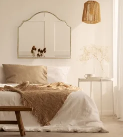 Leanna Gold Arched Frame Mirror-Kirkland's Home Fashion