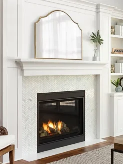 Leanna Gold Arched Frame Mirror-Kirkland's Home Fashion
