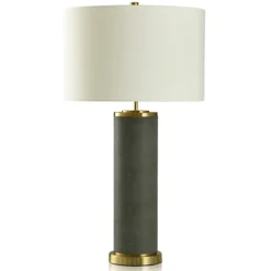 Leather And Gold Table Lamp-Kirkland's Home Best