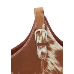 Leather Hide Modern Magazine Rack Basket-Kirkland's Home Cheap