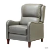 Leather Nailhead Traditional Recliner-Kirkland's Home Discount