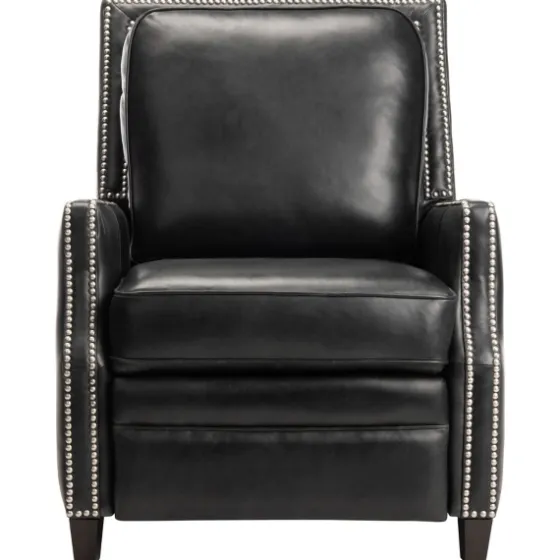 Leather Nailhead Trim Recliner-Kirkland's Home Hot
