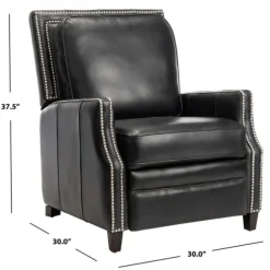Leather Nailhead Trim Recliner-Kirkland's Home Hot