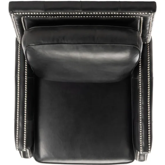 Leather Nailhead Trim Recliner-Kirkland's Home Hot
