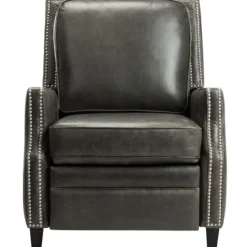 Leather Nailhead Trim Recliner-Kirkland's Home Shop