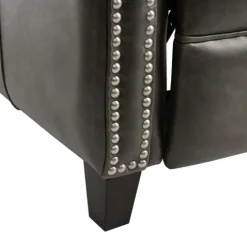 Leather Nailhead Trim Recliner-Kirkland's Home Shop
