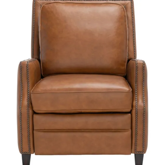 Leather Nailhead Trim Recliner-Kirkland's Home Hot