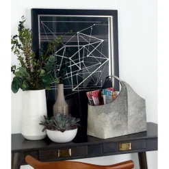 Leather Textured Magazine Rack-Kirkland's Home Clearance