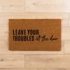 Leave Your Troubles Doormat-Kirkland's Home Clearance