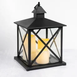 Led 3-Pillar Candle Lantern-Kirkland's Home Outlet