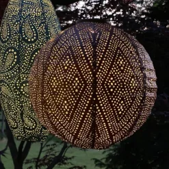 Led Round Copper Outdoor Hanging Lantern-Kirkland's Home Sale