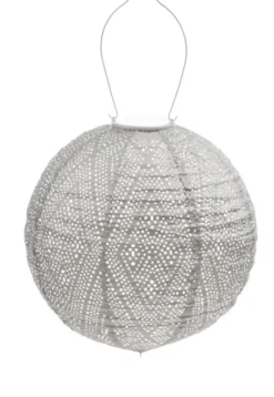 Led Round Light Taupe Outdoor Hanging Lantern-Kirkland's Home Best