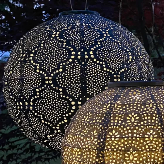 Led Round Sea Outdoor Hanging Lantern-Kirkland's Home Clearance