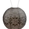 Led Round Taupe Outdoor Hanging Lantern-Kirkland's Home Shop