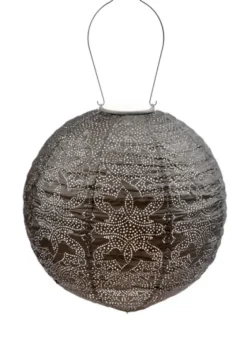 Led Round Taupe Outdoor Hanging Lantern-Kirkland's Home Shop