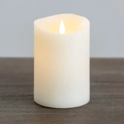 Led Soft Flame Pillar Candle, 4X6 In.-Kirkland's Home Shop