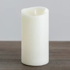 Led Soft Flame Pillar Candle, 4X8 In.-Kirkland's Home Fashion