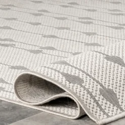 Lela Gray Raindrop Cascade Outdoor Rug, 5X8-Kirkland's Home Outlet