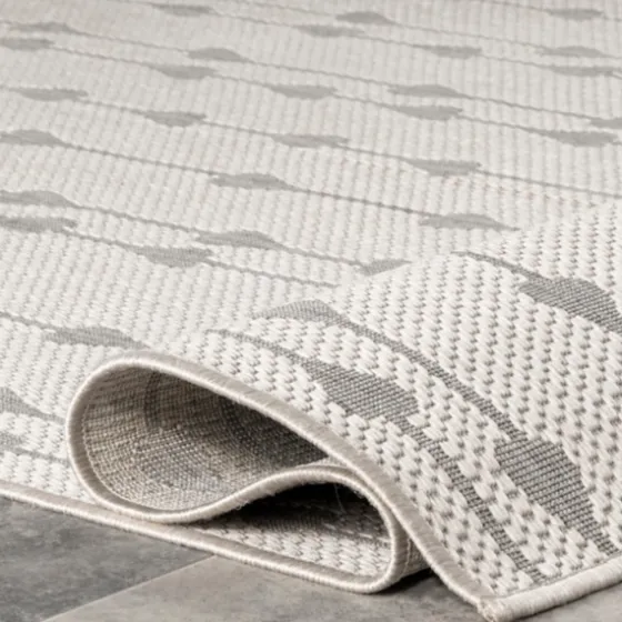 Lela Gray Raindrop Cascade Outdoor Rug, 5X8-Kirkland's Home Outlet