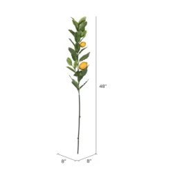 Lemon Tree Branch Stem Spray, 48 In.-Kirkland's Home Store