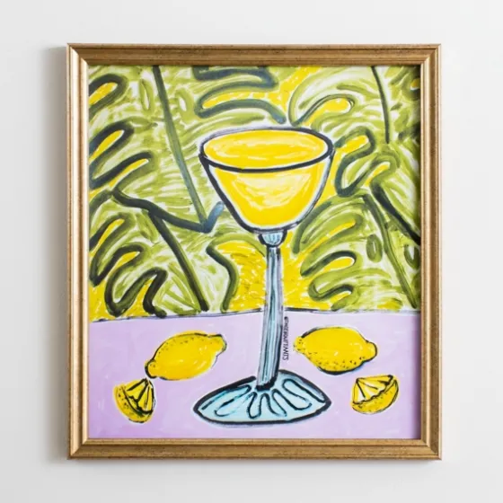 Lemon Twist Framed Art Print-Kirkland's Home Best Sale