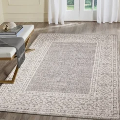 Leopard Border Outdoor Area Rug, 5X7-Kirkland's Home Cheap