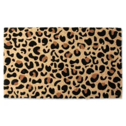 Leopard Print Coir Doormat-Kirkland's Home Sale