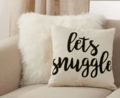 Let'S Snuggle Embroidered Throw Pillow-Kirkland's Home Shop