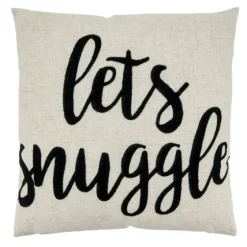 Let'S Snuggle Embroidered Throw Pillow-Kirkland's Home Shop