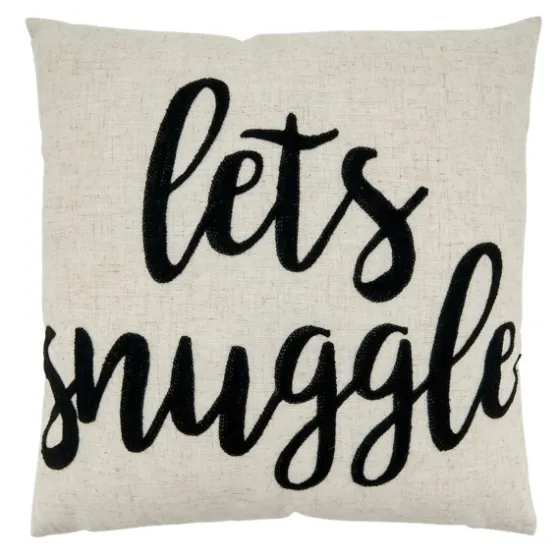Let'S Snuggle Embroidered Throw Pillow-Kirkland's Home Shop