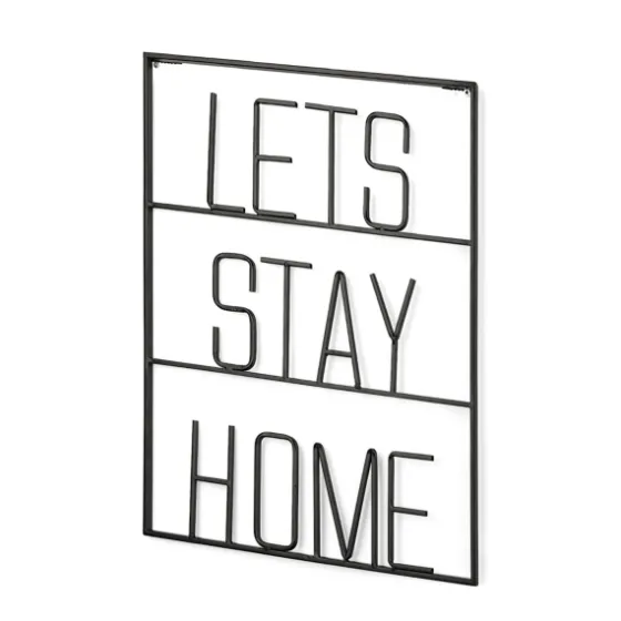 Let'S Stay Home Metal Wall Plaque-Kirkland's Home Best Sale