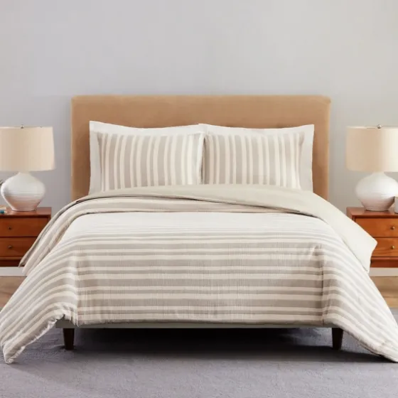 Liam Striped King 3-Pc. Duvet Set-Kirkland's Home Cheap