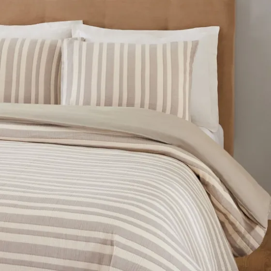 Liam Striped King 3-Pc. Duvet Set-Kirkland's Home Cheap