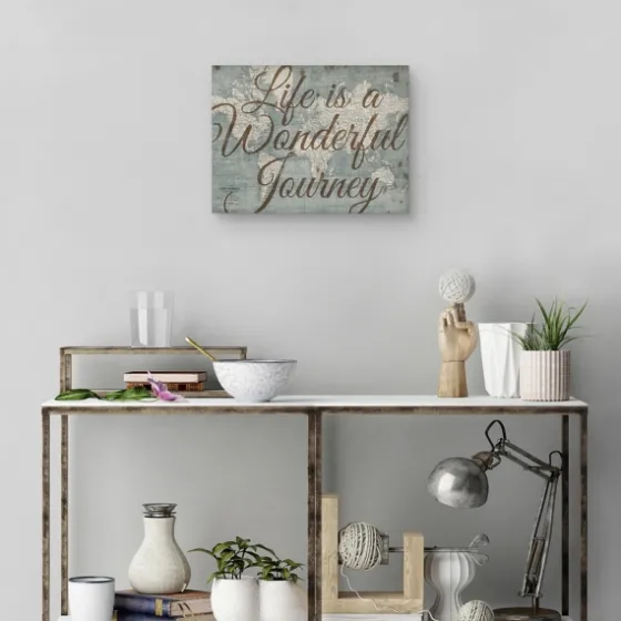 Life Is A Wonderful Journey Canvas Art Print-Kirkland's Home Sale