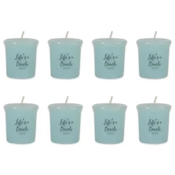 Life'S A Beach Votive Candles, Set Of 8-Kirkland's Home Flash Sale