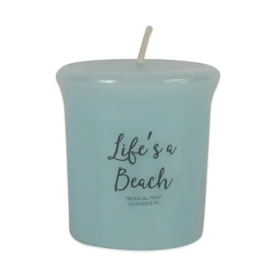 Life'S A Beach Votive Candles, Set Of 8-Kirkland's Home Flash Sale