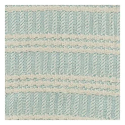 Light Blue And Ivory Striped Cotton Throw-Kirkland's Home Cheap