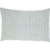 Light Blue Woven Line Lumbar Throw Pillow-Kirkland's Home New